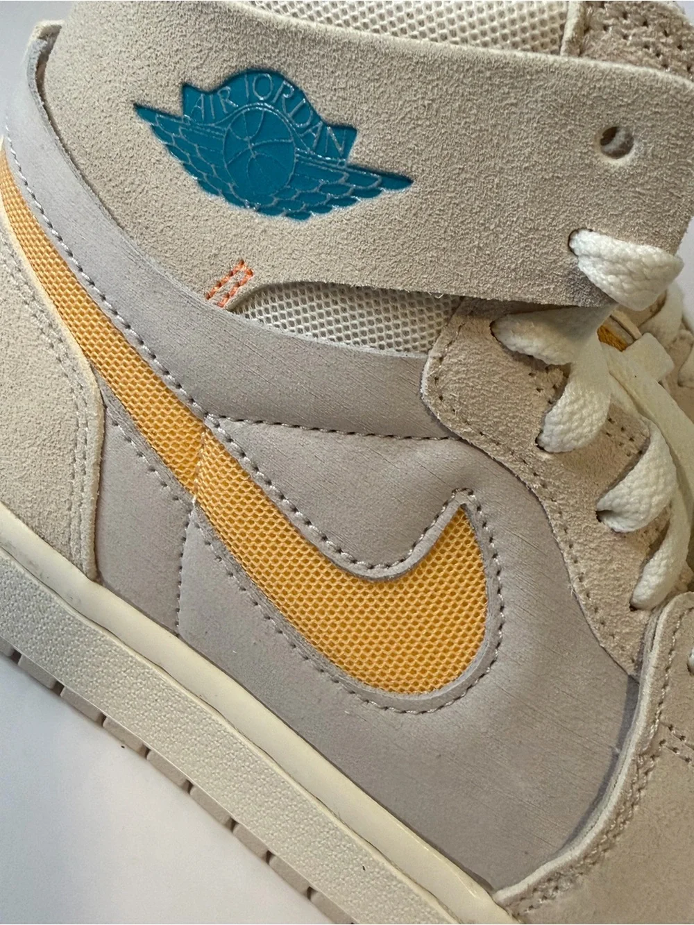 Jordan suede upper